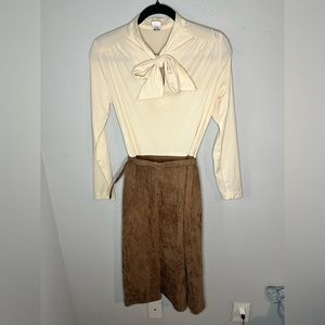 Vintage western dress with belt - size 10